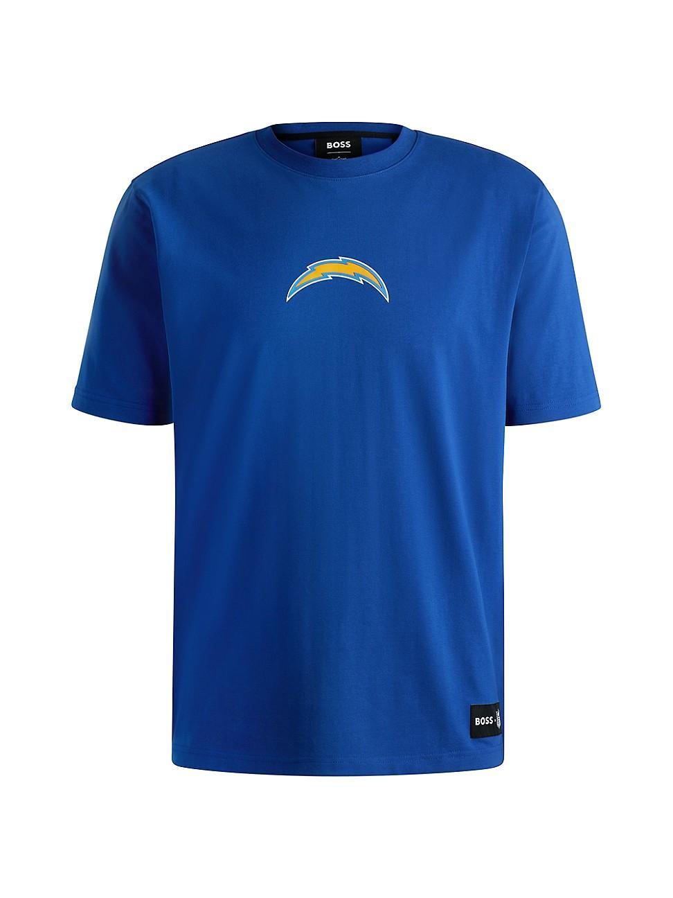 Mens BOSS x NFL Interlock-Cotton T-Shirt with Special Branding Product Image