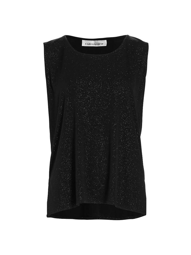 Womens Sparkle Knit Tank Top Product Image