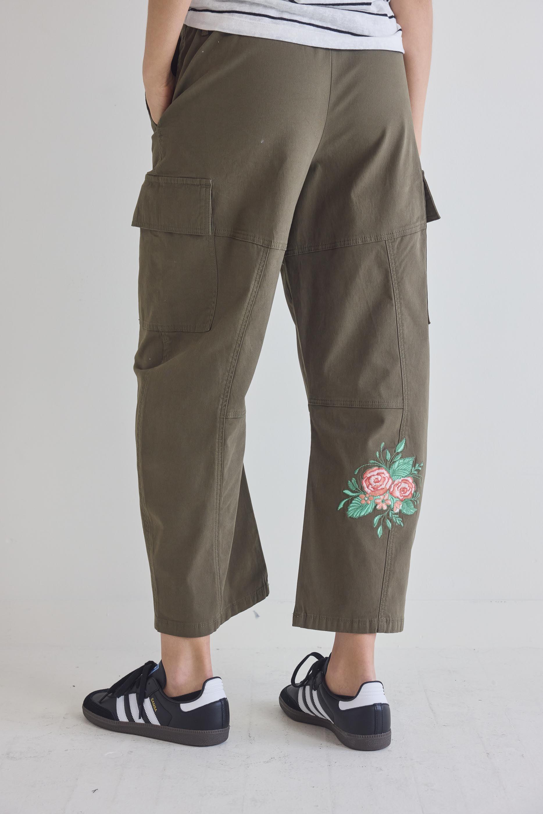 Coming Up Roses New Age Twill Utility Pants Product Image