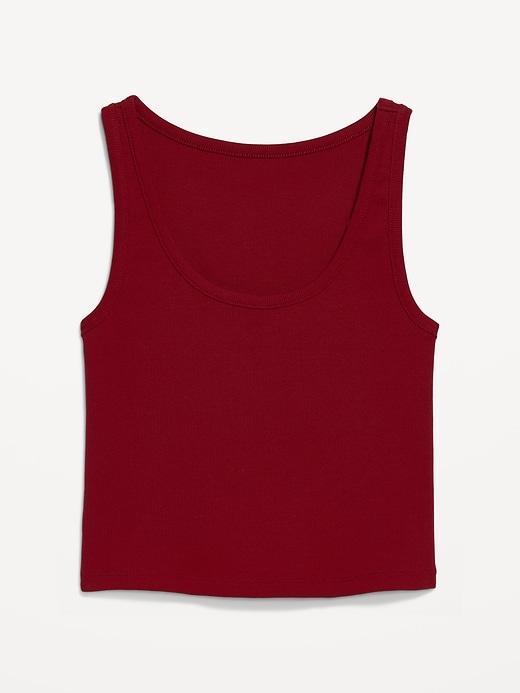 Ribbed Crop Tank Top Product Image