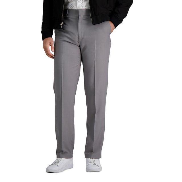 Mens Haggar Premium Comfort Straight-Fit Flat-Front Dress Pants Product Image