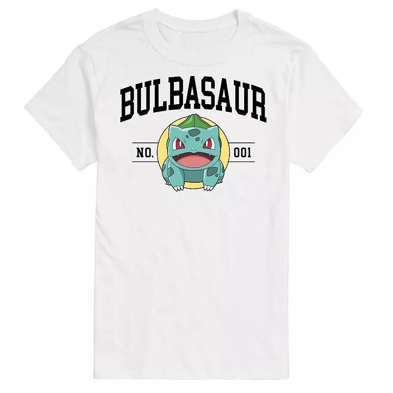 Big & Tall Pokemon Bulbasaur Collegiate Graphic Tee, Mens Product Image