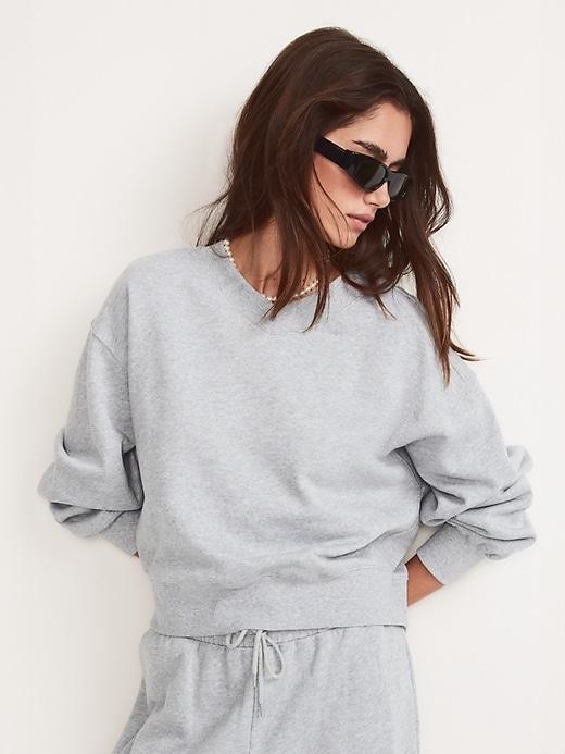 SoComfy Oversized V-Neck Sweatshirt Product Image