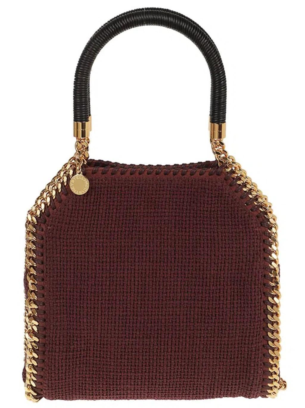 Woven Mini Tote Bag In Purple Product Image