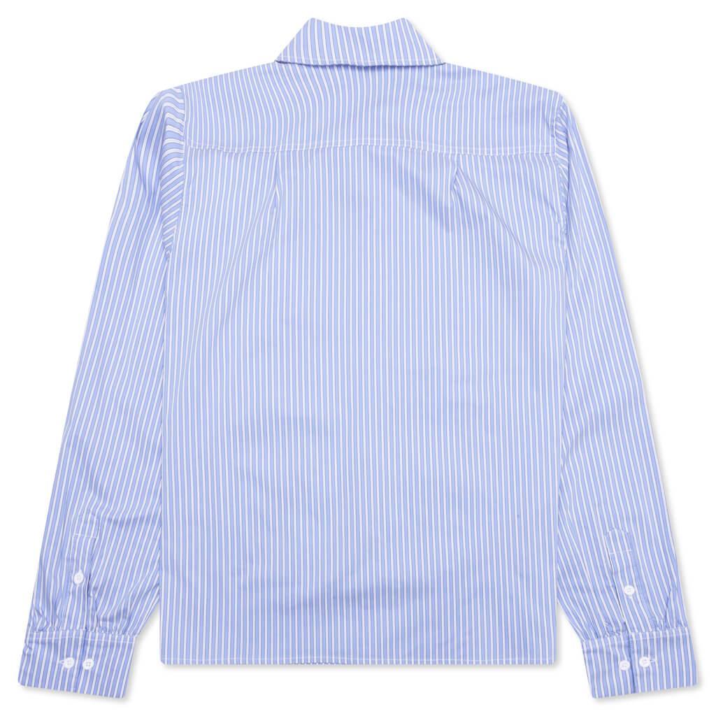 Expect Nothing L/S Shirt - Blue/White Male Product Image