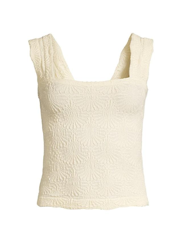 Free People Love Letter Floral Knit Camisole Product Image