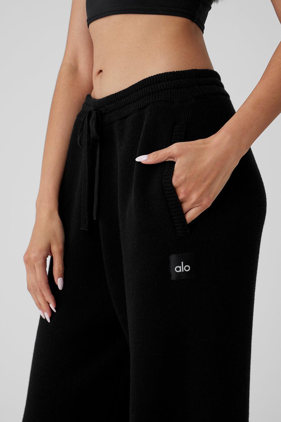 Scholar Straight Leg Sweatpant - Black Female Product Image