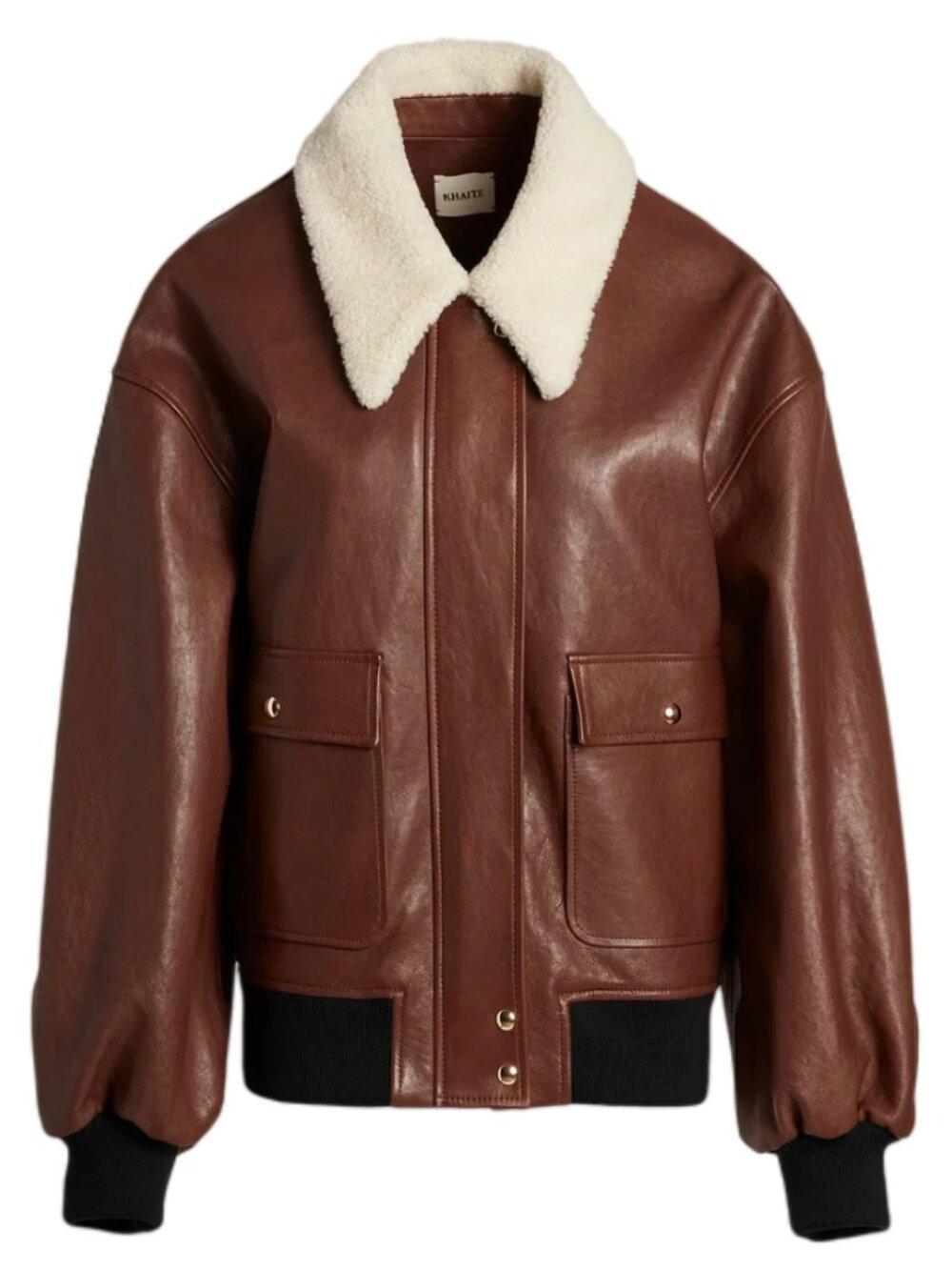 KHAITE Shellar Jacket In Brown Product Image