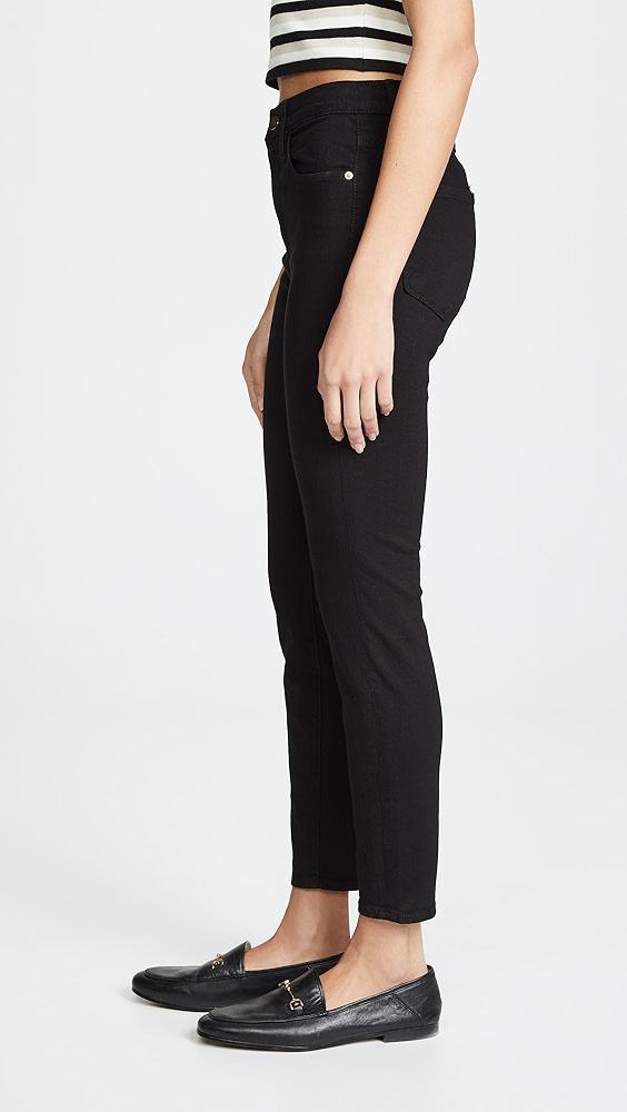 FRAME Ali High Rise Skinny Cropped Cigarette Jeans | Shopbop Product Image