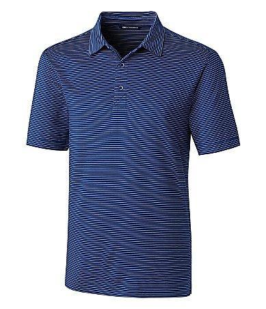 Cutter  Buck Big  Tall Forge Polo Pencil Stripe Performance Stretch Short Product Image