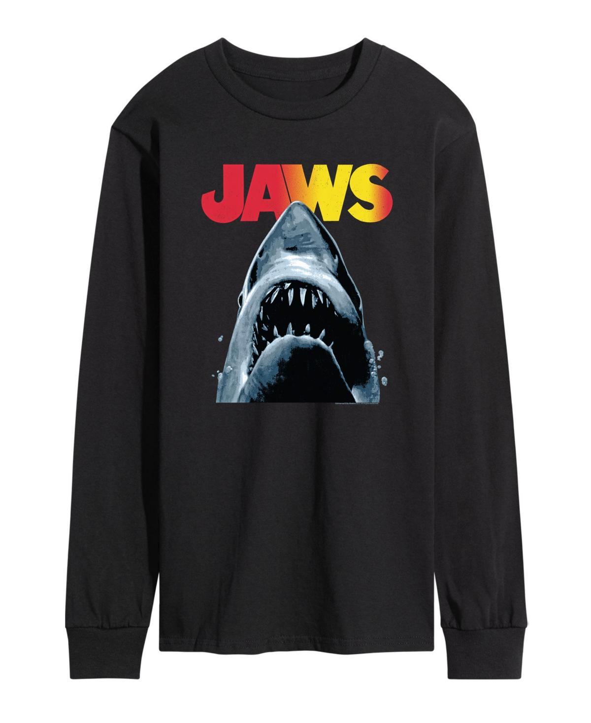 Mens Jaws Long Sleeve T-shirt Product Image