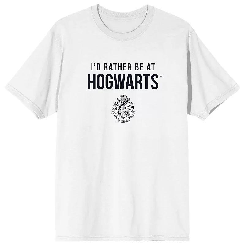 Mens Id Rather Be at Hogwarts Tee Product Image