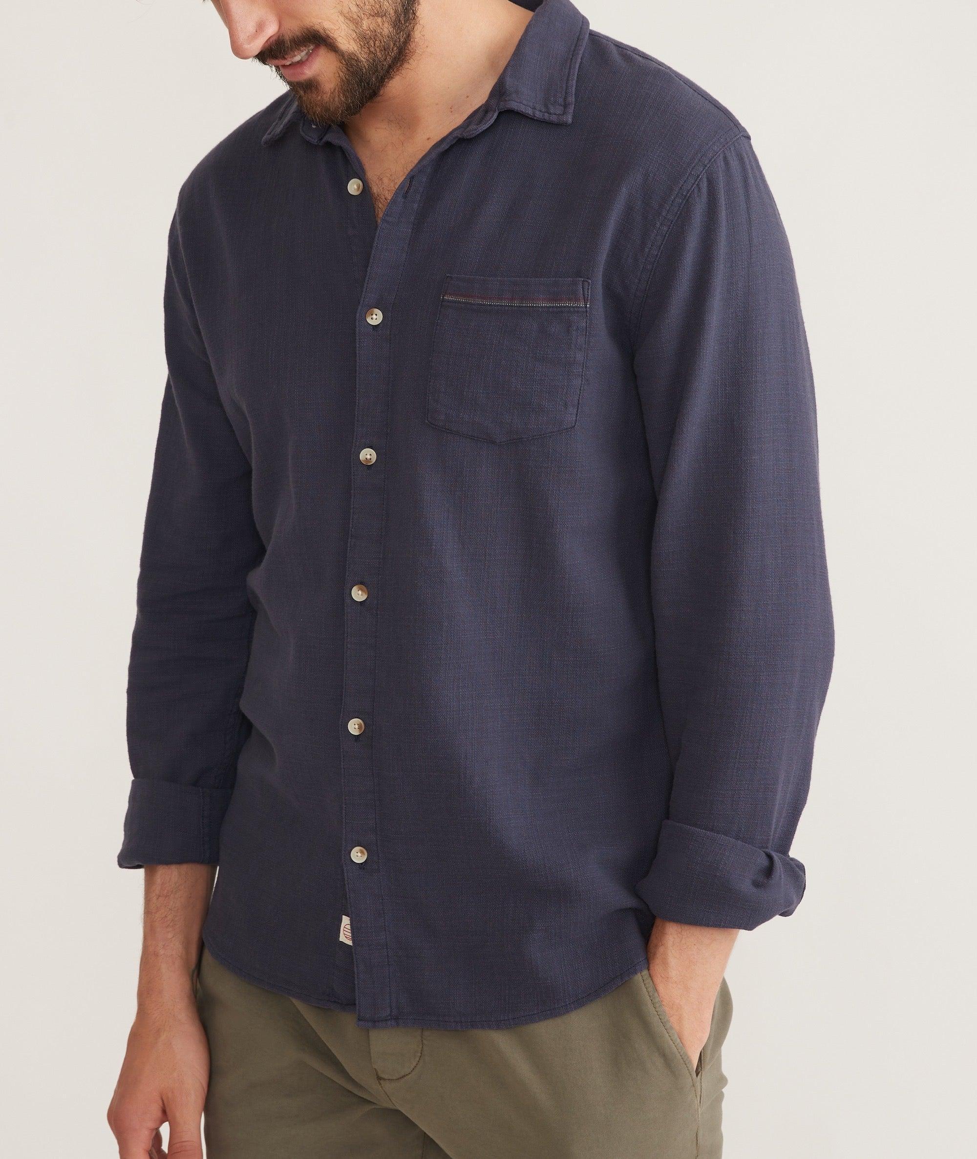 Stretch Selvage Long Sleeve Shirt Product Image