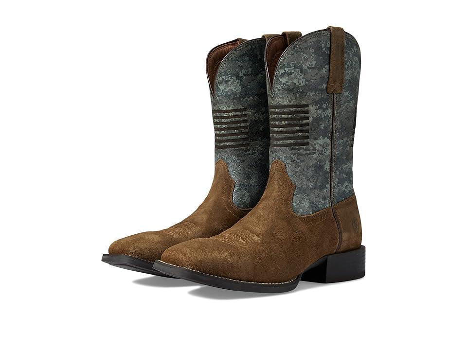 Ariat Sport Flying Proud Western Boot (Tumbleweed Taupe/Digi Green Camo) Men's Shoes Product Image