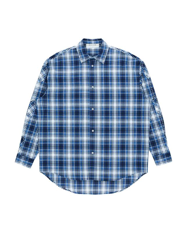 1017 ALYX 9SM | STUD-EMBELLISHED L/S PLAID SHIRT | TOPS & SHIRTS Product Image