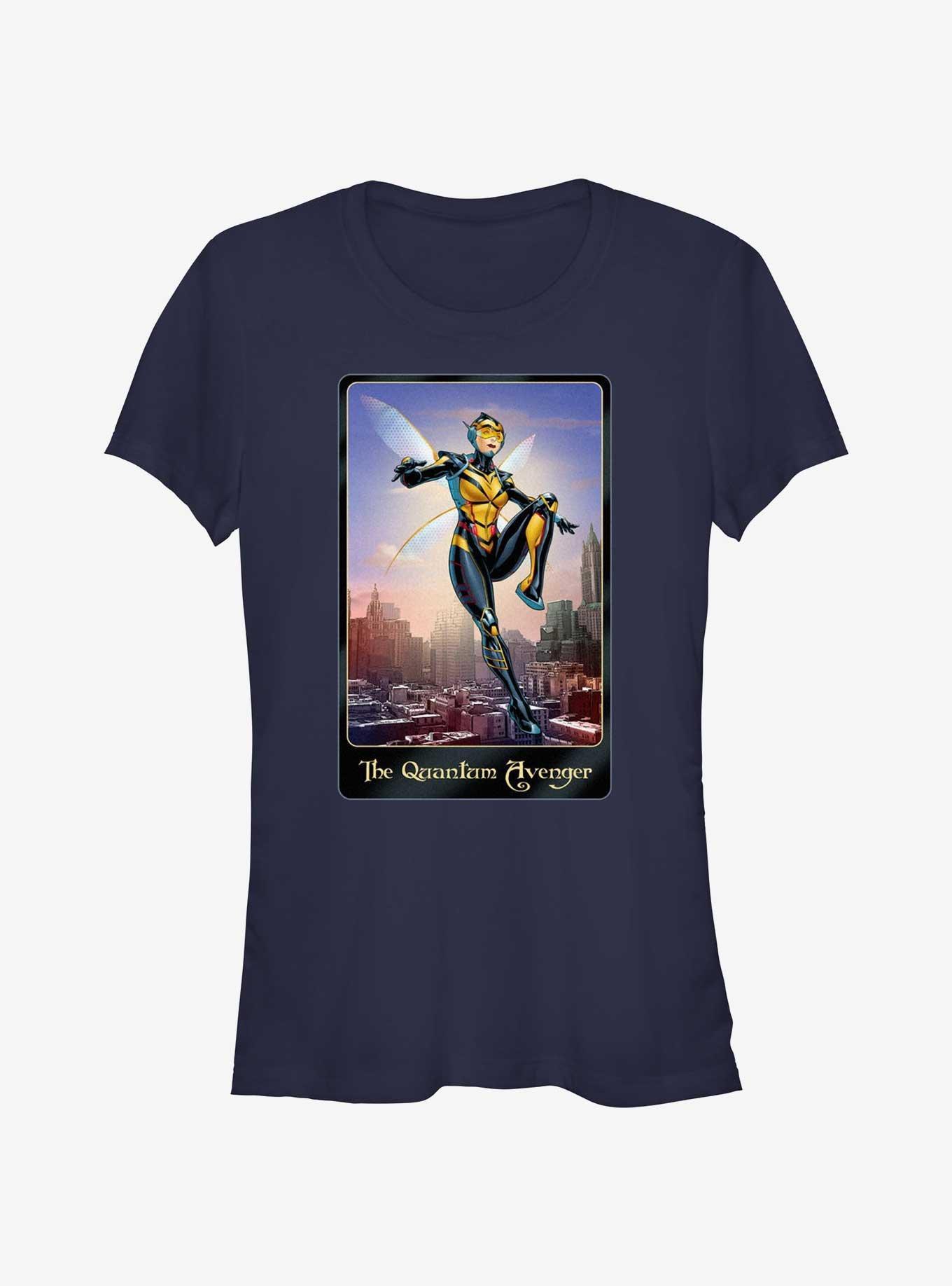 Marvel Ant-Man and the Wasp: Quantumania Wasp The Quantum Avenger Poster Girls T-Shirt Product Image