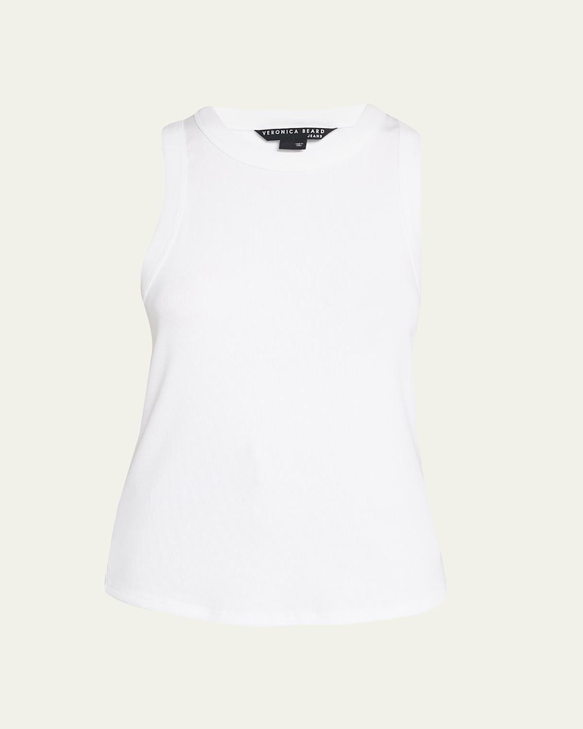 Womens Jordyn Stretch-Cotton Tank Top Product Image