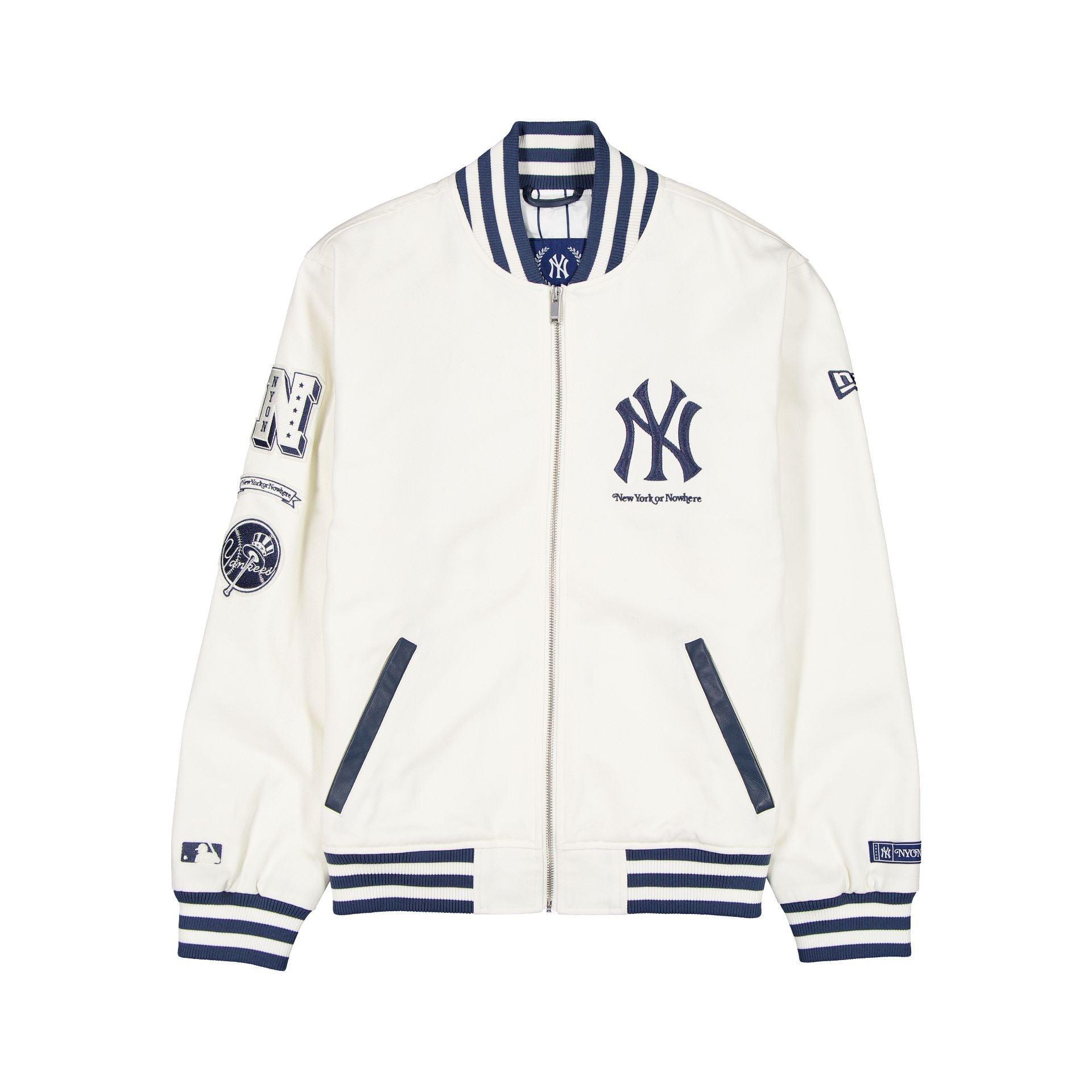 New York or Nowhere x New York Yankees White Jacket Male Product Image