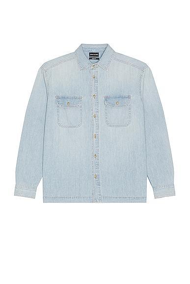 JOHN ELLIOTT Princeton Work Shirt Blue. (also in L). Product Image