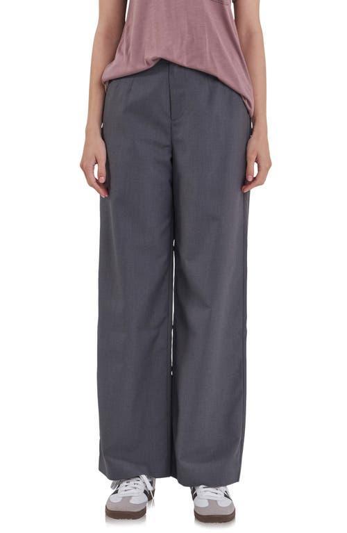 Grey Lab Relaxed High Waist Wide Leg Pants Product Image