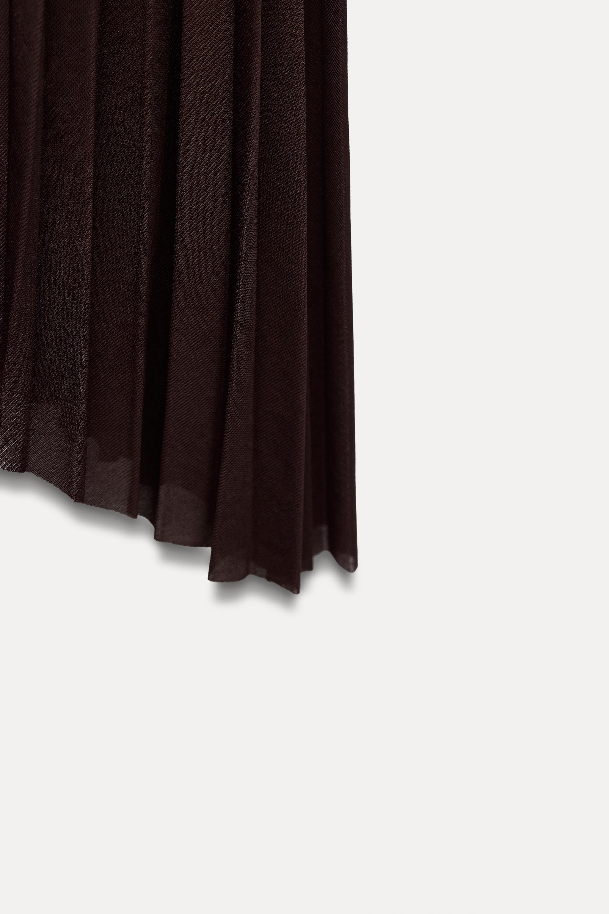 PLEATED MIDI SKIRT Product Image