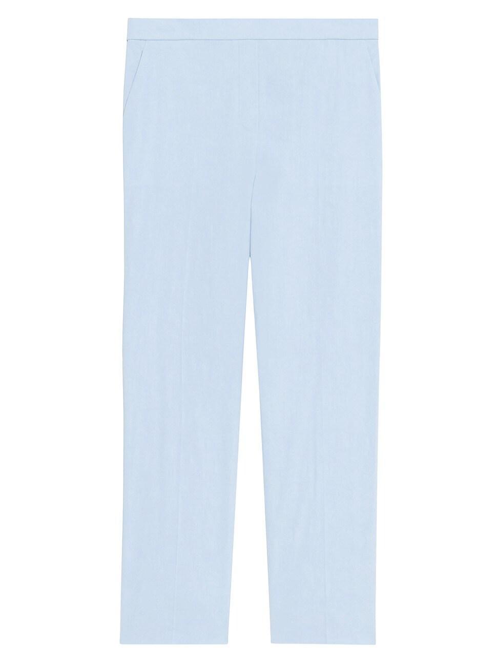 Womens Treeca Linen Pull-On Crop Pants Product Image