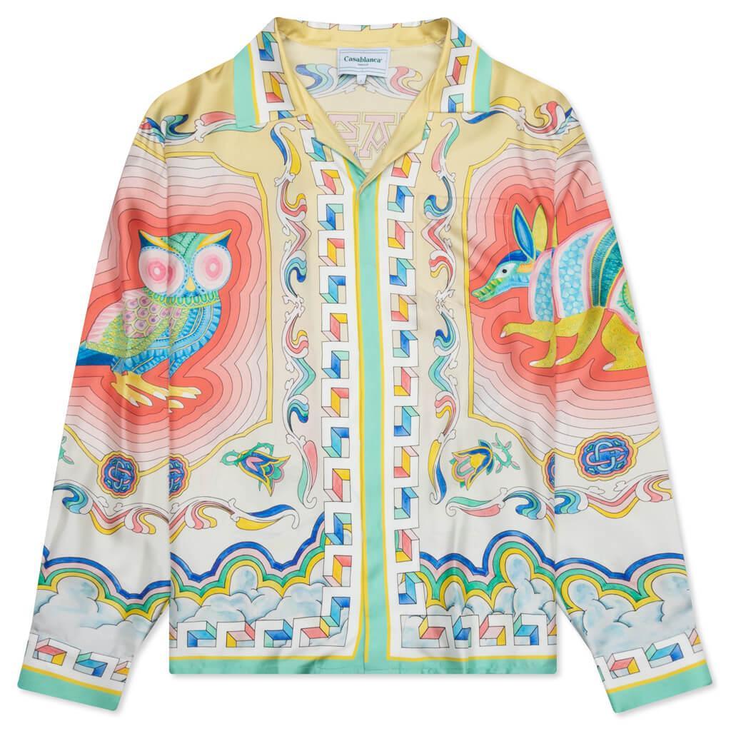 Souvenir Silk Twill Shirt - Multi Male Product Image