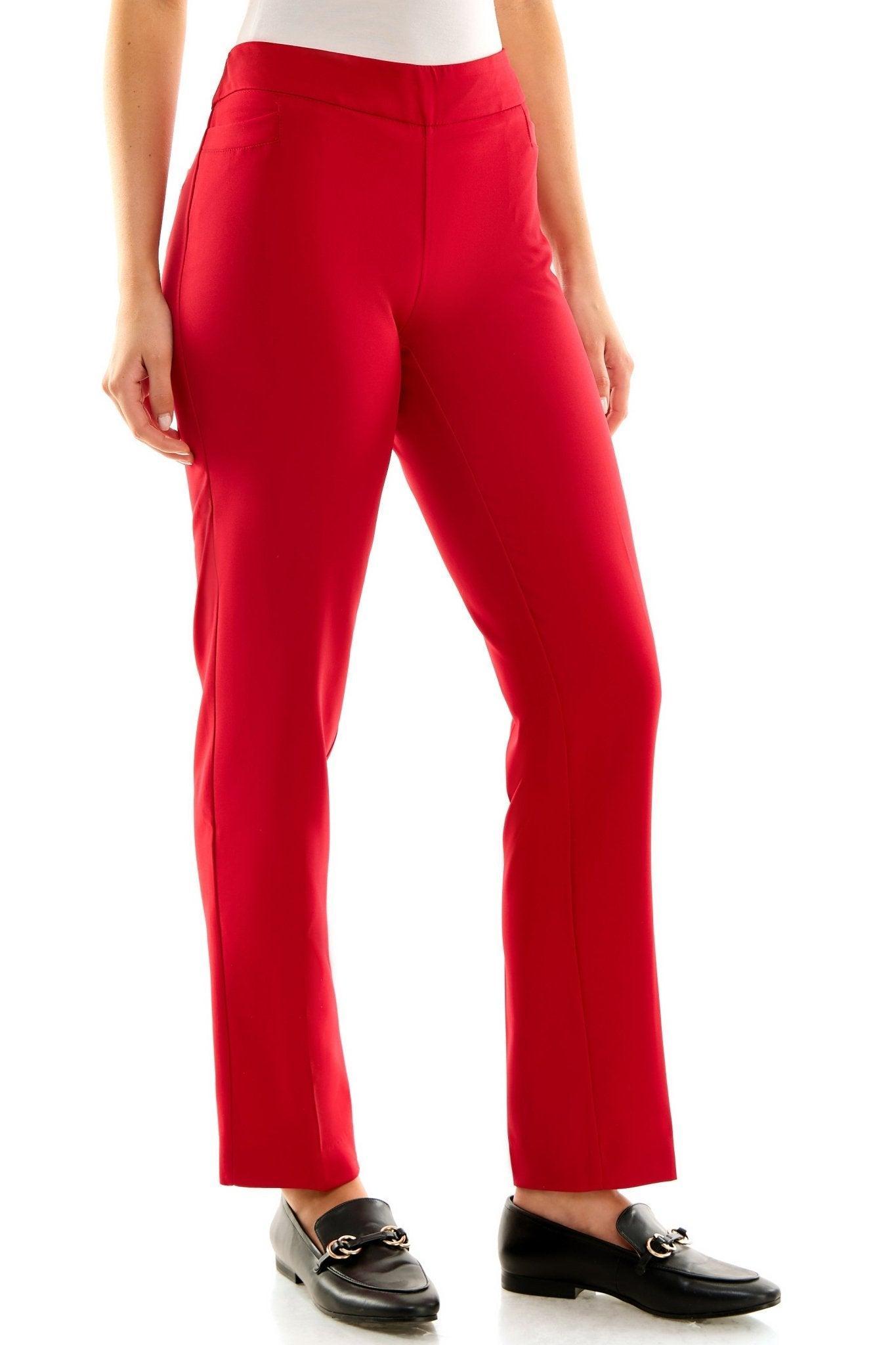 Flattering Pull-On Slim Leg Pant with Tummy Control Panel product image