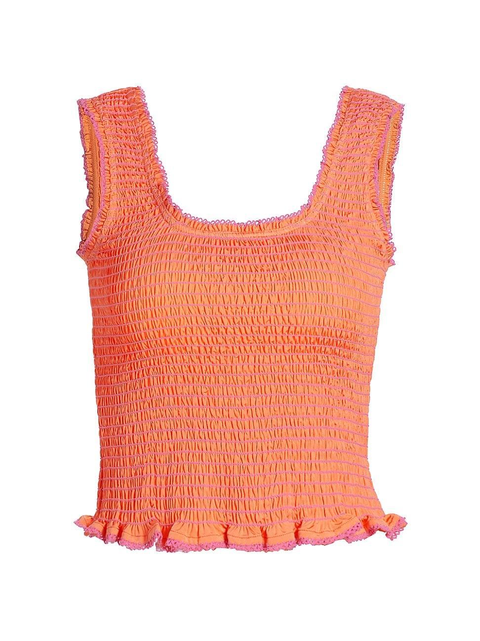 Womens Maxine Frill Crop Top Product Image