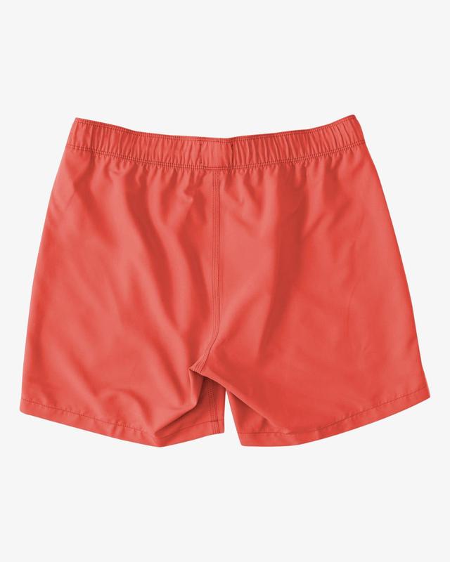 All Day Layback 16" Swim Trunks - Coral Male Product Image