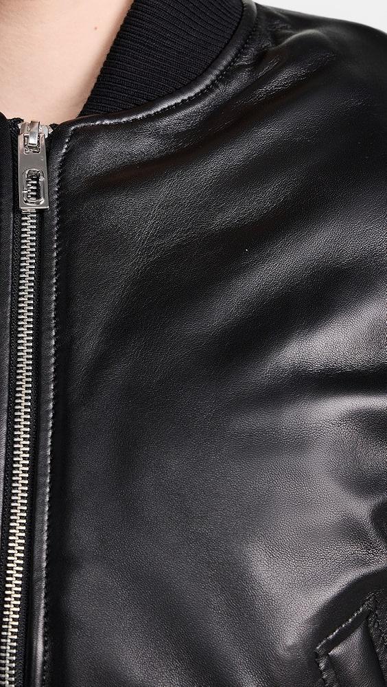 Marc Jacobs Puffy Leather Bomber | Shopbop Product Image