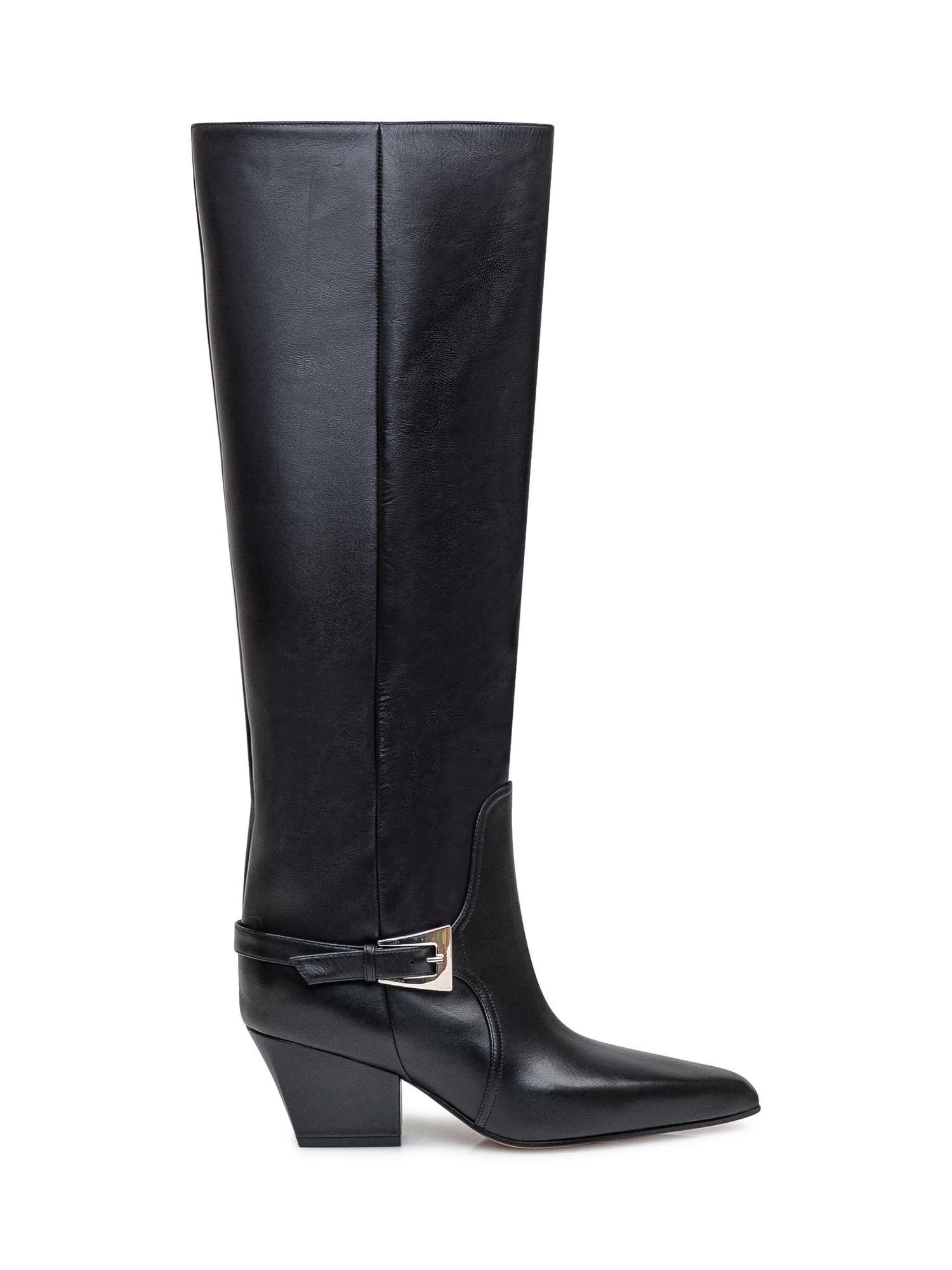 Jane Buckled Boots In Black Product Image