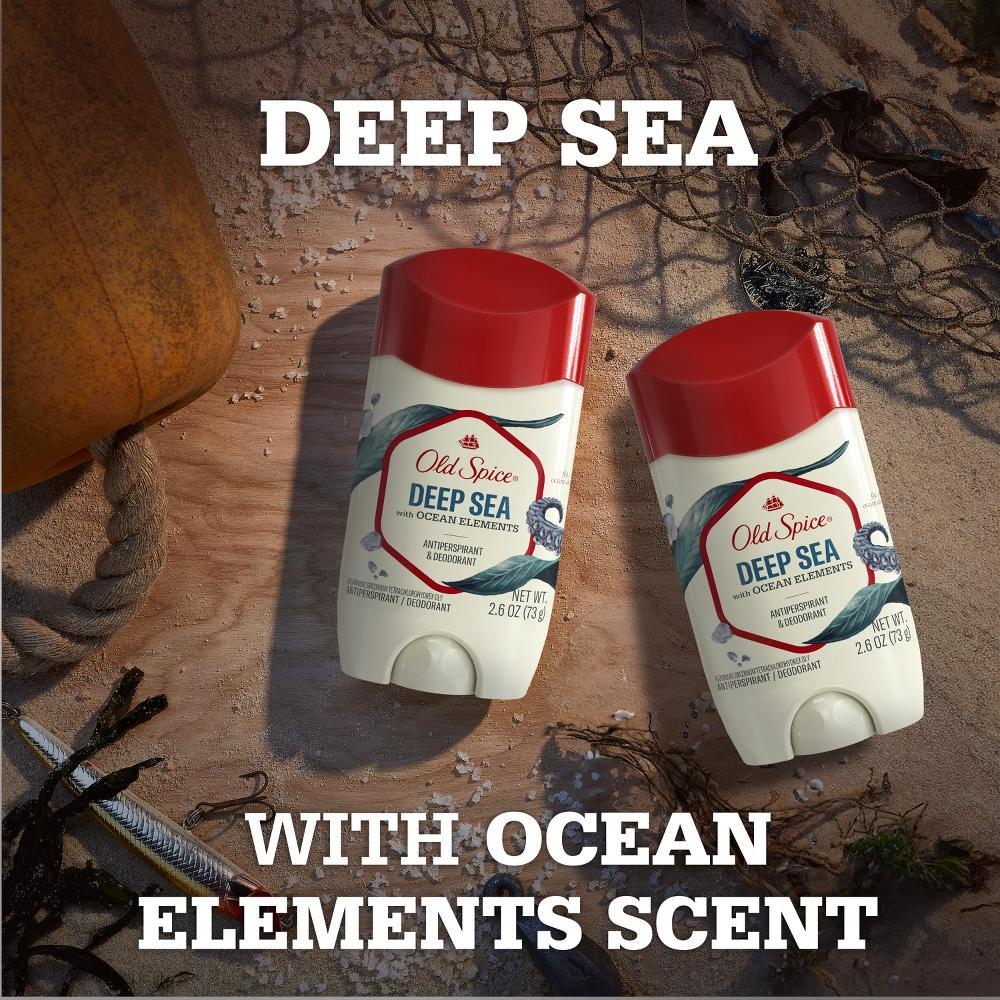 Old Spice Invisible Solid Antiperspirant Deodorant for Men - Deep Sea - Sea Mineral Scent - 2.6oz/2pk Product Image