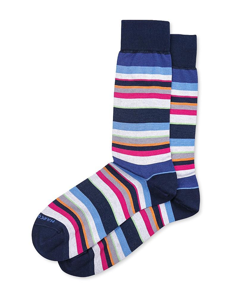 Marcoliani Pima Cotton & Nylon Multi Stripe Socks Product Image