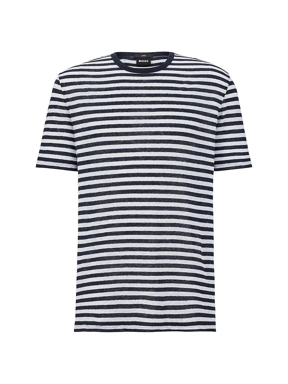 Mens Horizontal-Striped T-shirt Product Image