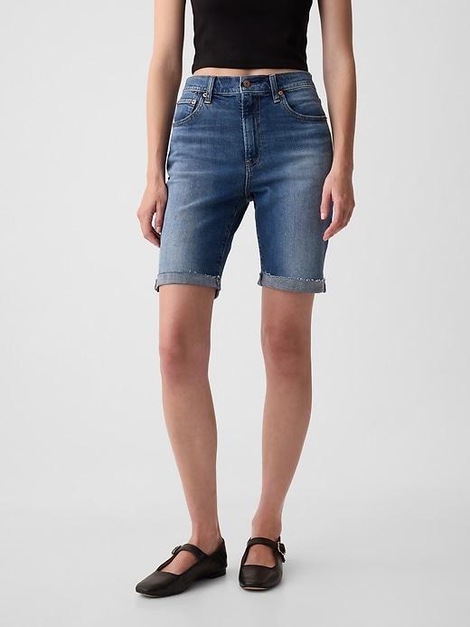 9" High Rise Bermuda Shorts Product Image