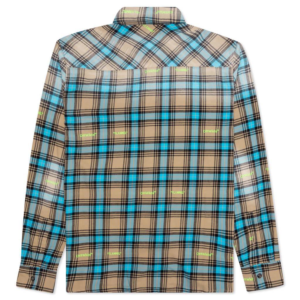 Helvet Pattern Check Flannel Skate Shirt - Multi Male Product Image