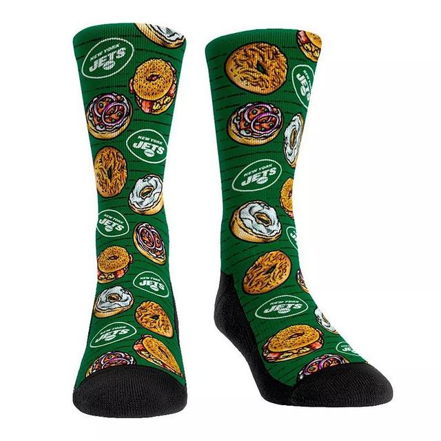 Mens Rock Em Socks New York Jets Localized Food Crew Socks Product Image