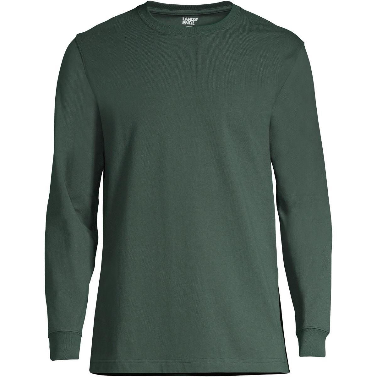 Mens Lands End Super-T Long Sleeve T-Shirt Product Image