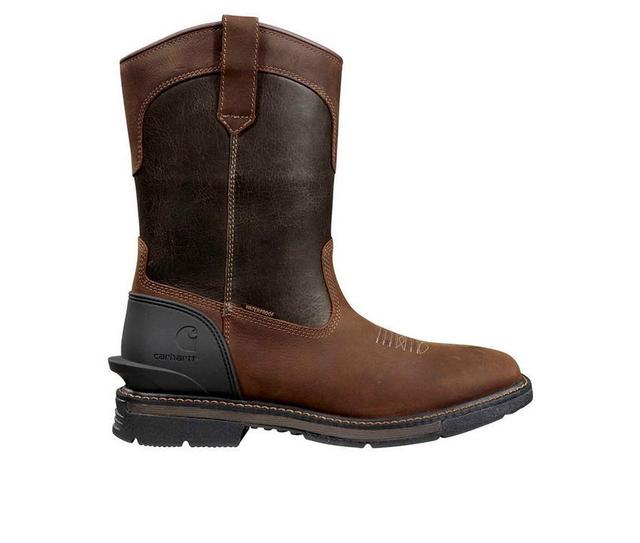 Men's Carhartt Montana Water Resistant 11" Steel Toe Wellington Work Boots Product Image