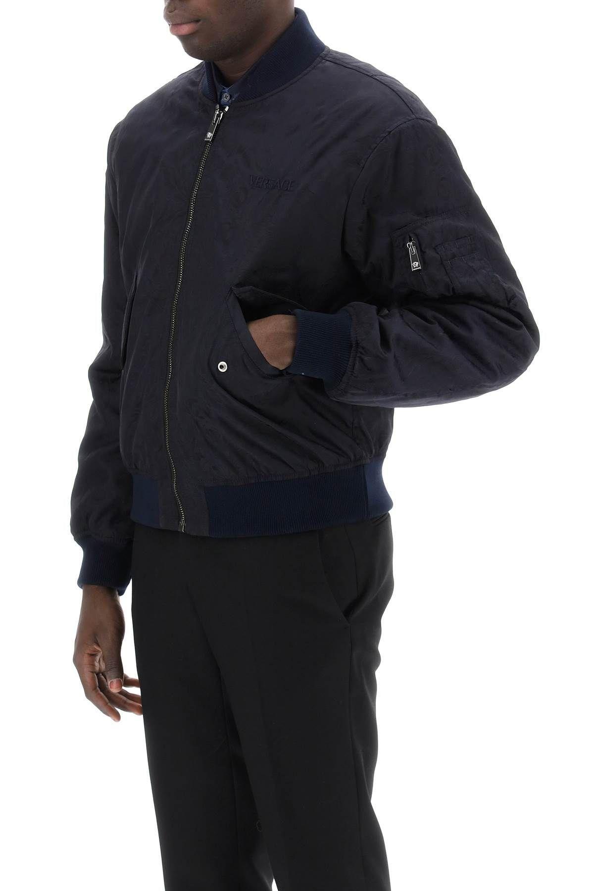 VERSACE Jacket In Blue Product Image