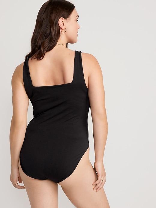 Square-Neck Tank Top Bodysuit Product Image