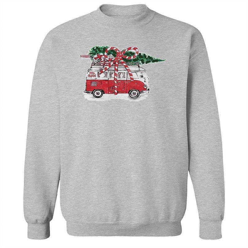 Mens Merry Christmas Fleece Sweatshirt, Womens Product Image