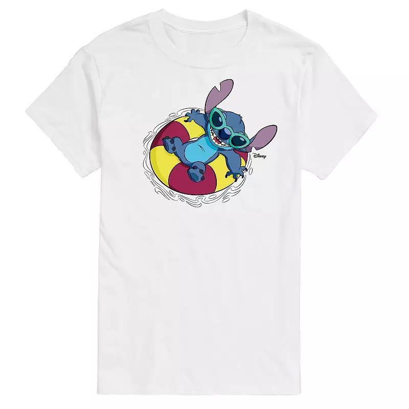 Disneys Lilo & Stitch Big & Tall Tube Stitch Graphic Tee, Mens Product Image