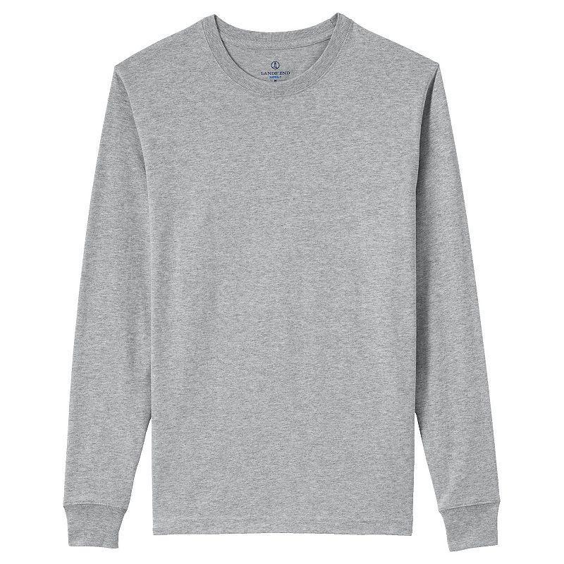 Mens Lands End Super-T Long Sleeve T-Shirt Product Image