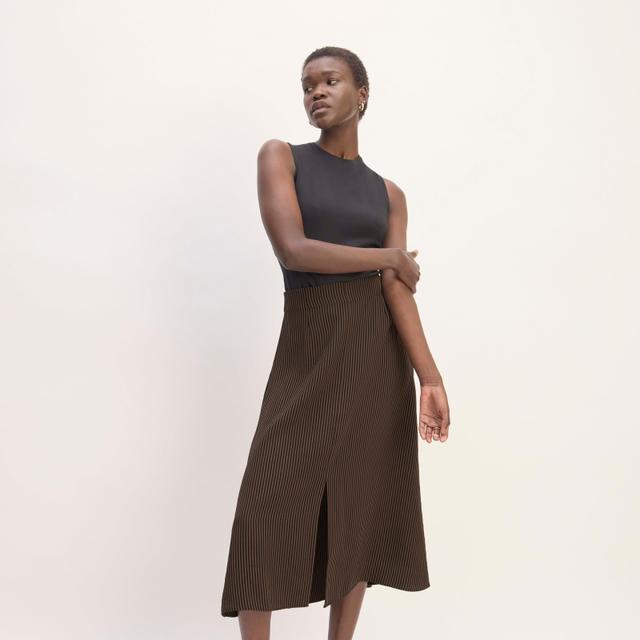 Womens Mini Jacquard Stripe Slip Skirt by Everlane Product Image