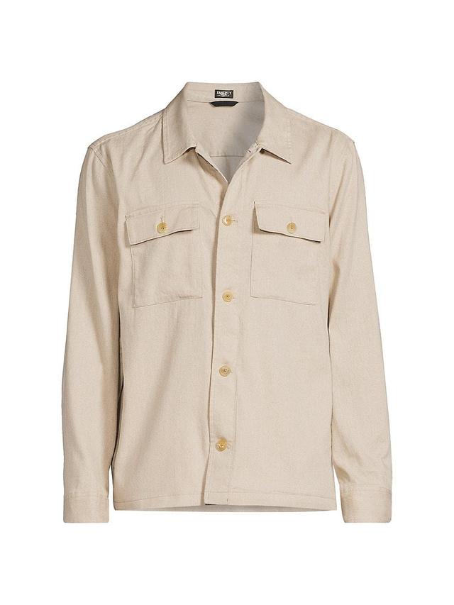 Mens Movement Flex Linen & Cotton-Blend Shirt Jacket Product Image