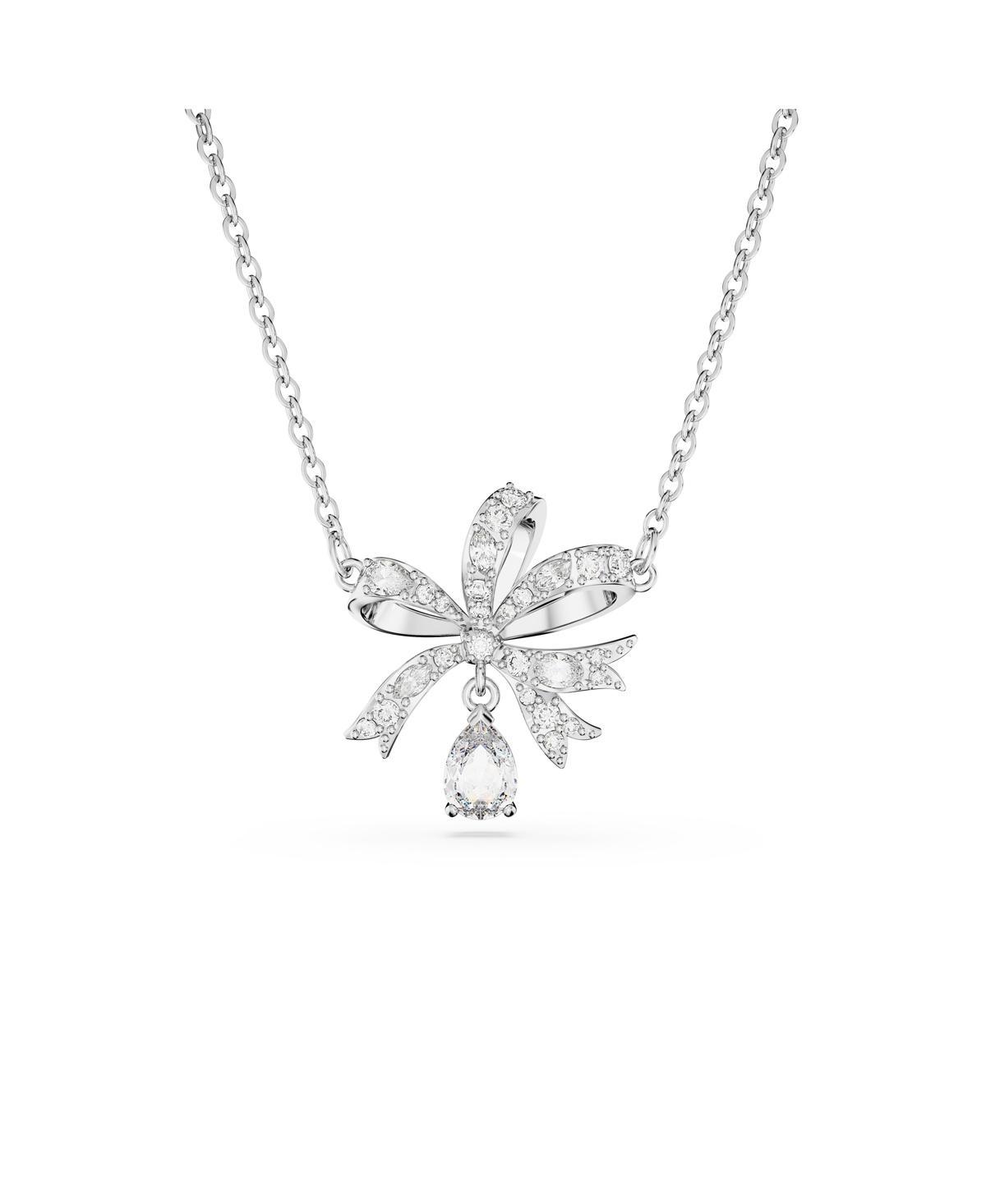 Swarovski Volta Collection Crystal Bow Short Pendant Necklace Product Image