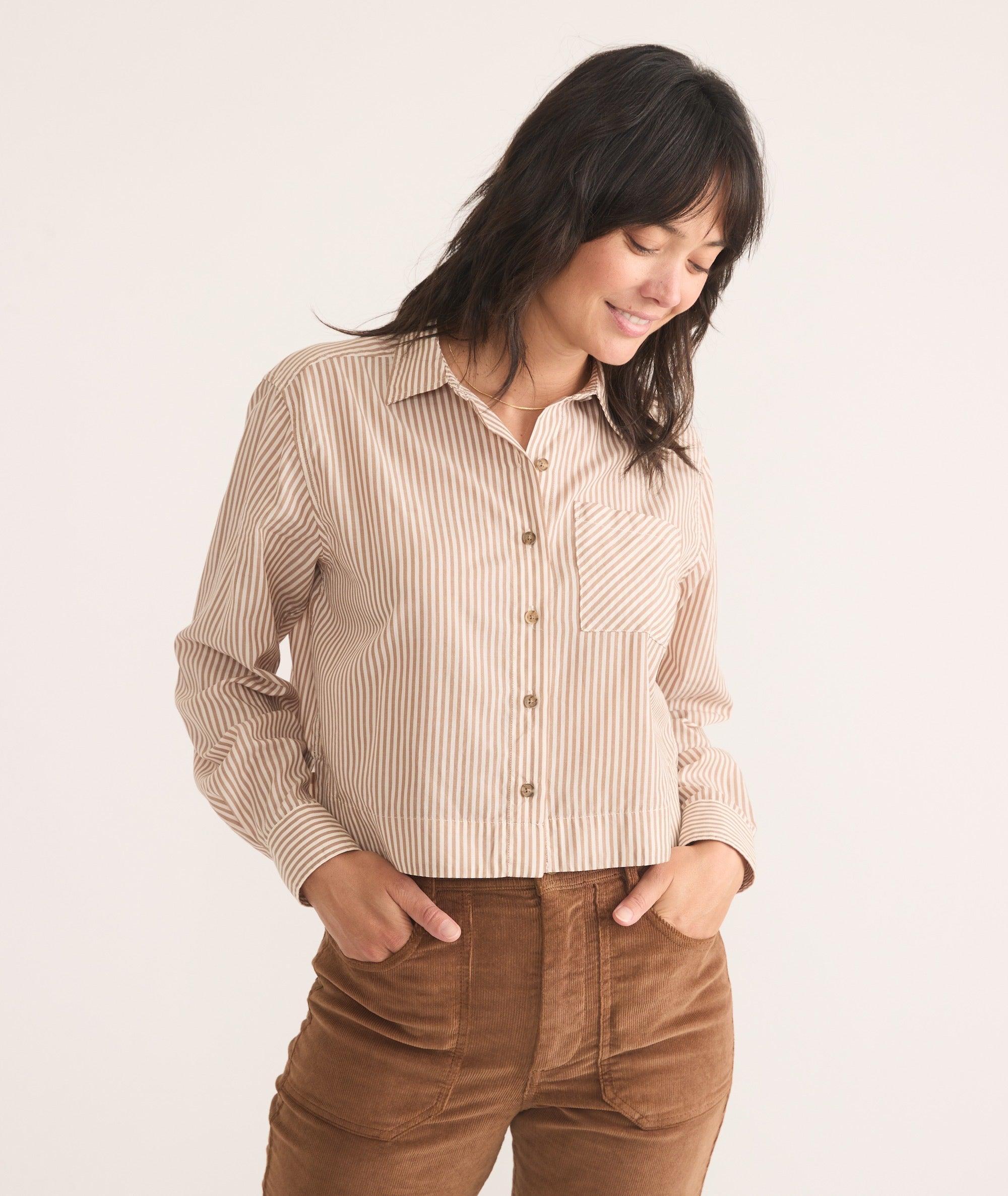 Mila Straight Hem Button Down Product Image