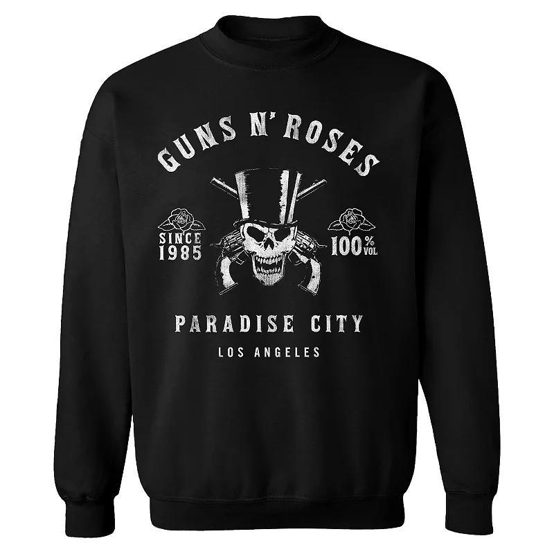 Mens Guns n Roses Whiskey Label Sweatshirt Product Image